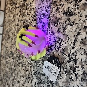 BBw Halloween light up purple crystal ball witch.